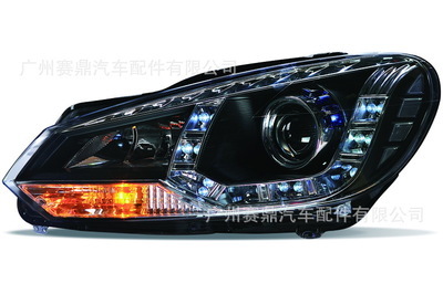 【10年款大眾高爾夫6雙光透鏡氙氣大燈總成FLA-ZX1005】?jī)r(jià)格,廠家,圖片,大燈、前照燈,廣州賽鼎汽車(chē)配件-
